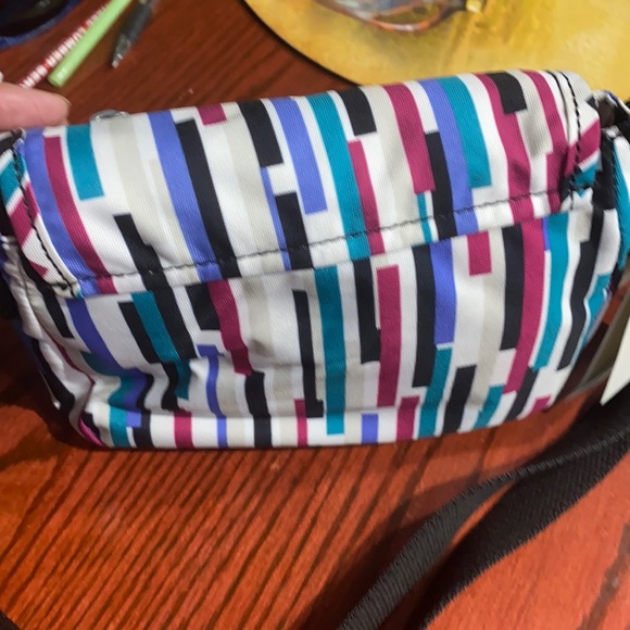 🆕Kipling Sabian Mini Crossbody, Urban Stripe - Picture 4 of 7